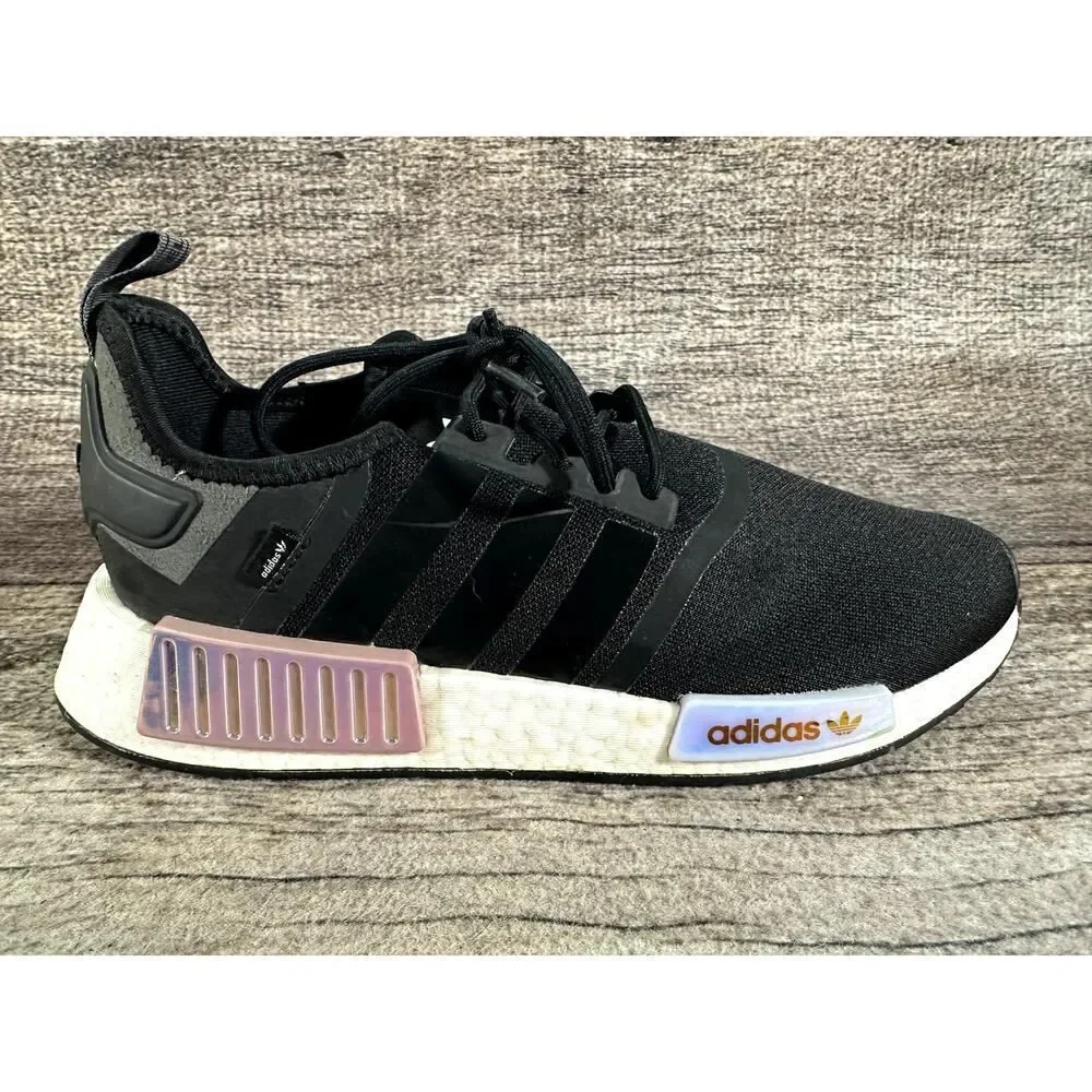 Adidas Women's NMD R1 Parley Magic Mauve Black Running Shoes - Picture 6 of 12